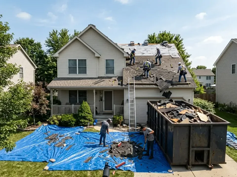 roof-replacement-debris-remova-004 — frequently asked questions, Cheapest Dumpster Rentals in Florida City, FL
